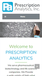 Mobile Screenshot of prescriptionanalytics.com